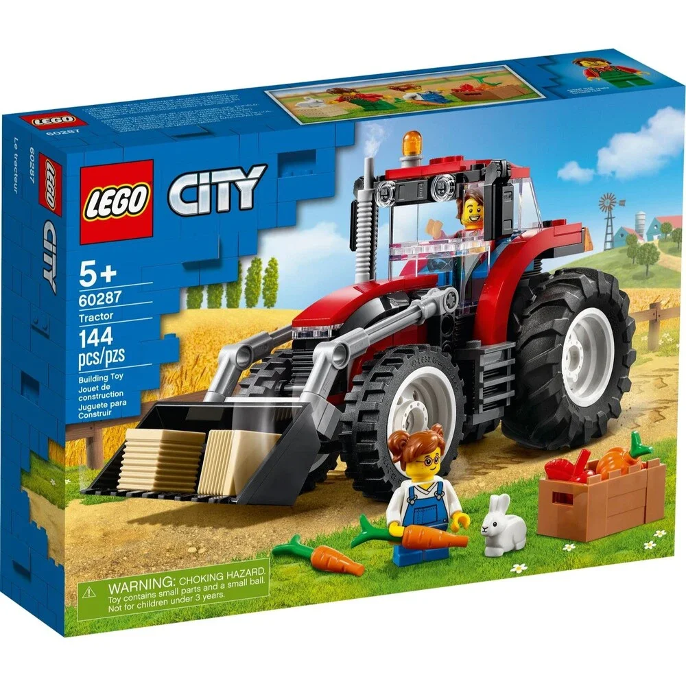 LEGO CITY: Tractor 60287 RETIRED farm vehicle gift farming